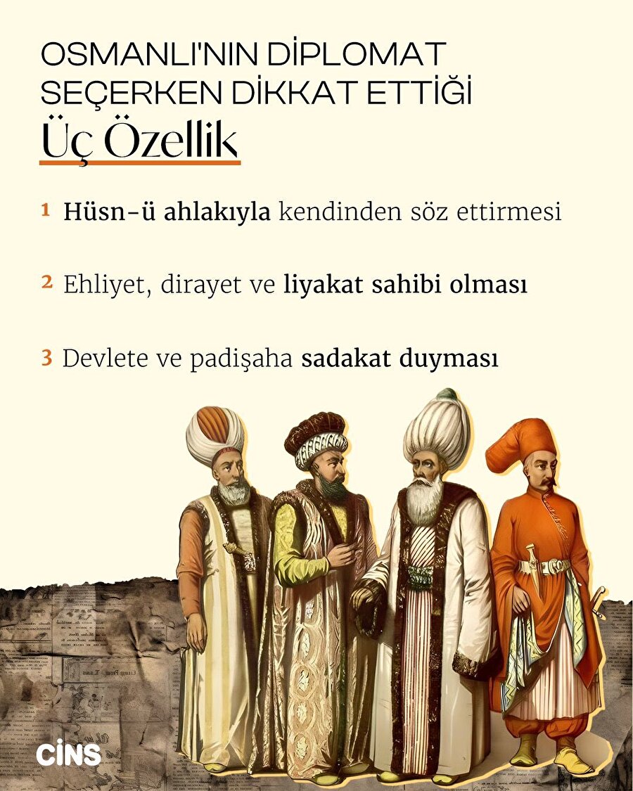 Osmanlı diplomatlarının özellikleri 