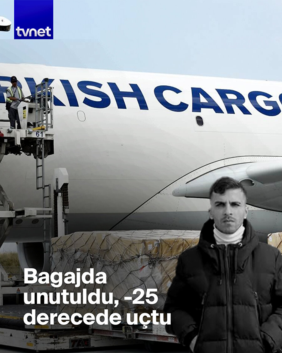 Donmamak için bavulların arasına saklandı