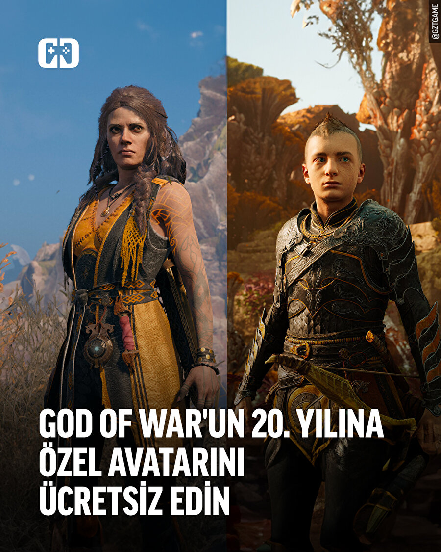 God of War dan ücretsiz avatar