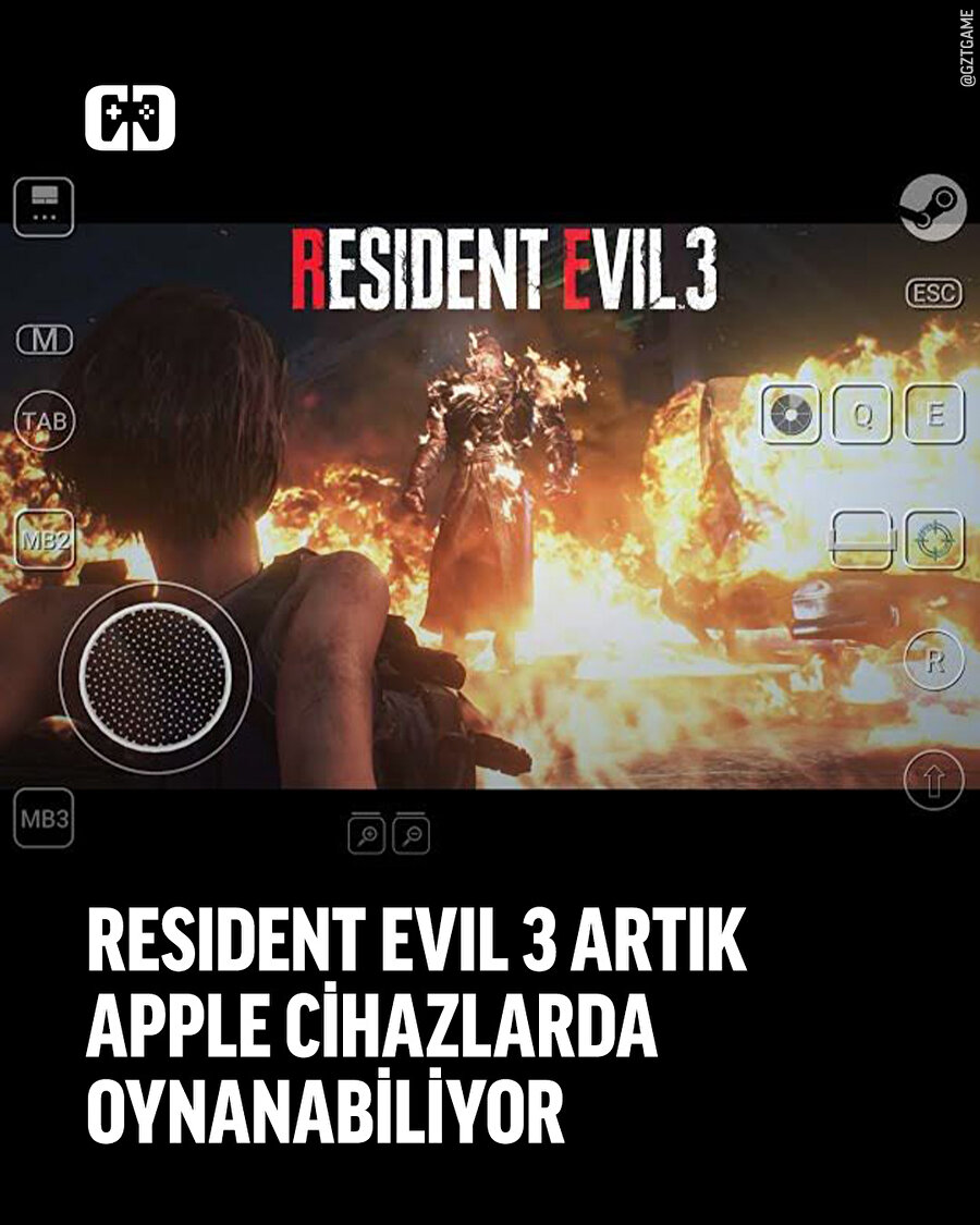 Resident Evil 3 Iphone'larda oynanabilecek