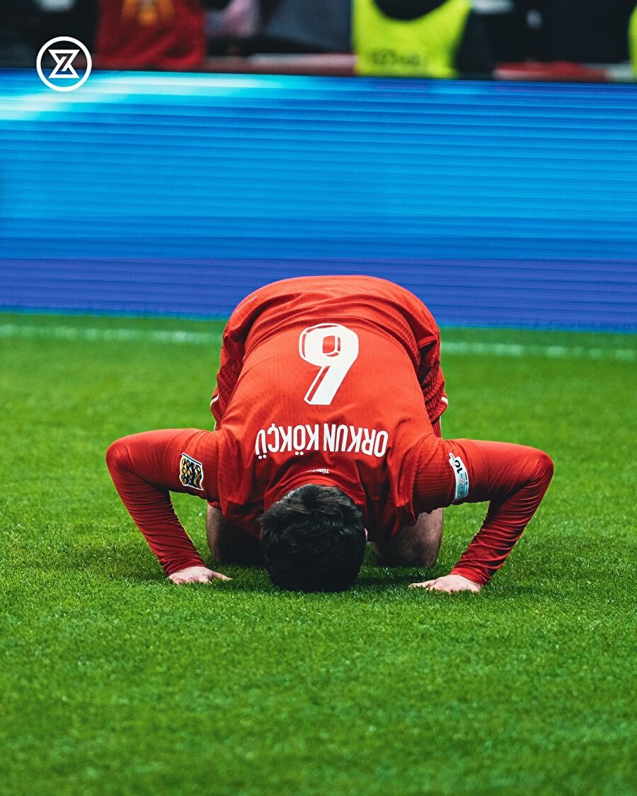 Orkun Kökçü' karşılaşmanın ilk golünü attı