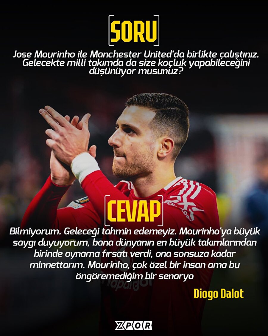 Diego Dalot’dan Mourinho’ya övgü
