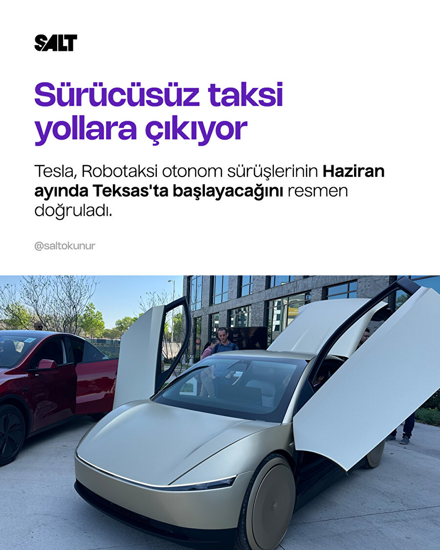 Sürücüsüz taksi yollara çıkıyor