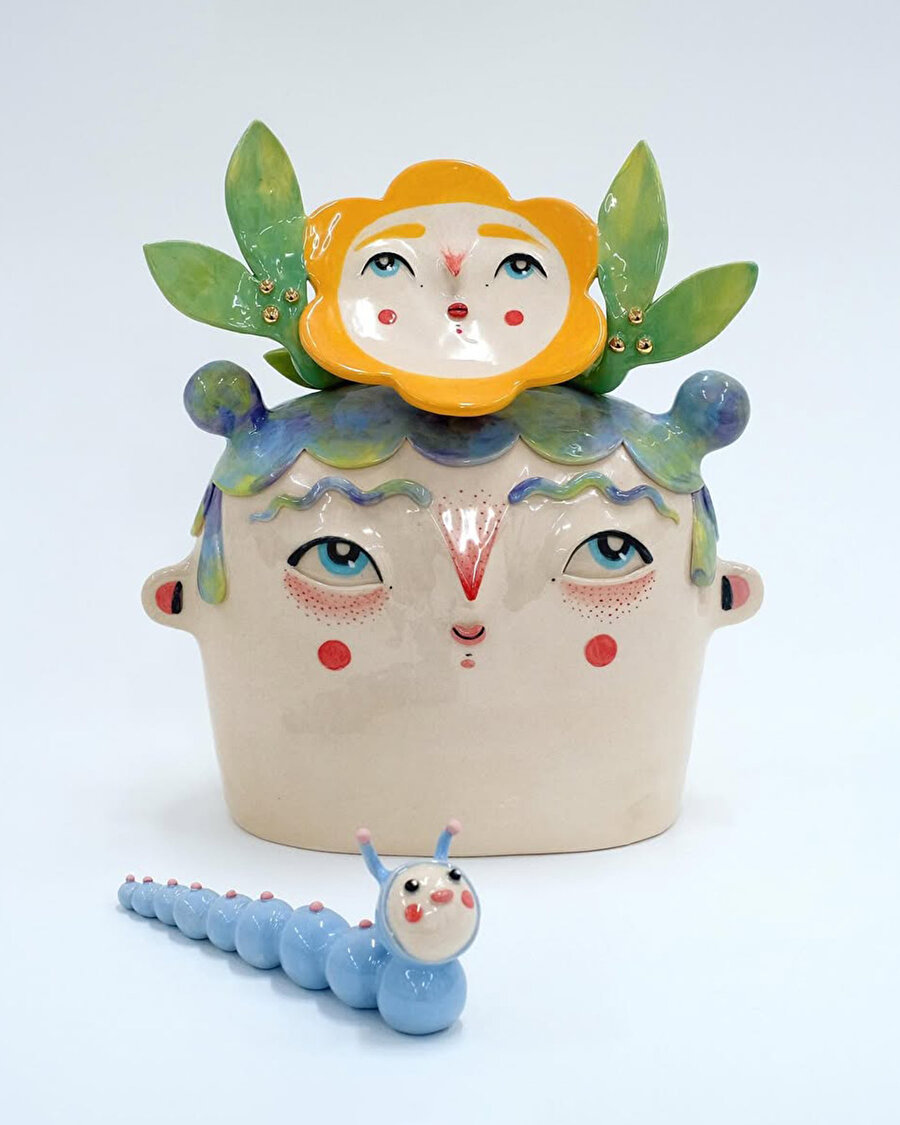 Farklı karakterlere bürünen neşeli seramikler 🤗