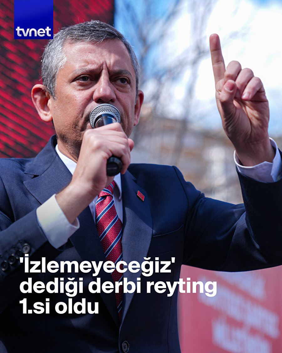 Boykot edilen derbi tüm kategorilerde birinci oldu