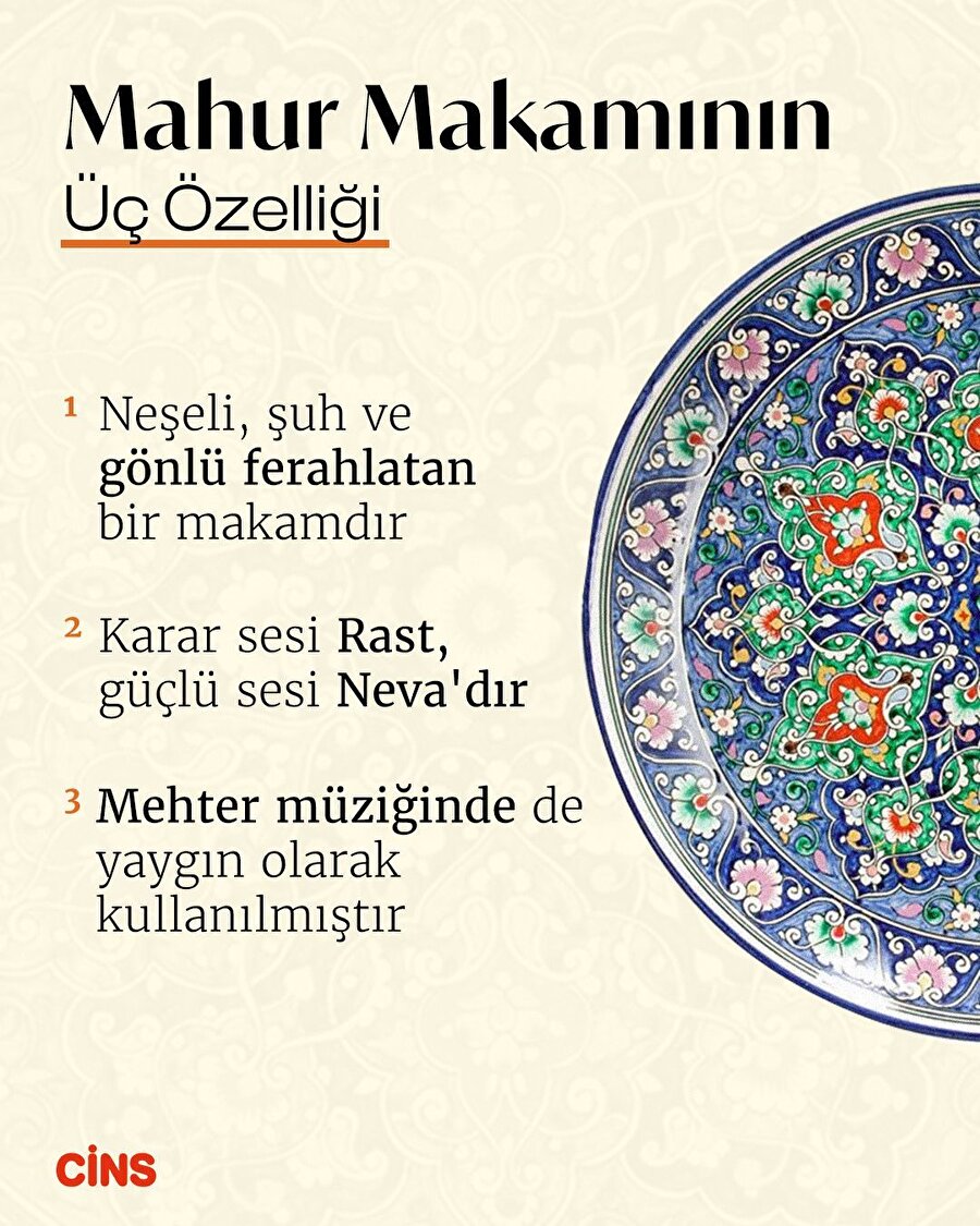 Mahur Makamının üç özelliği 📌