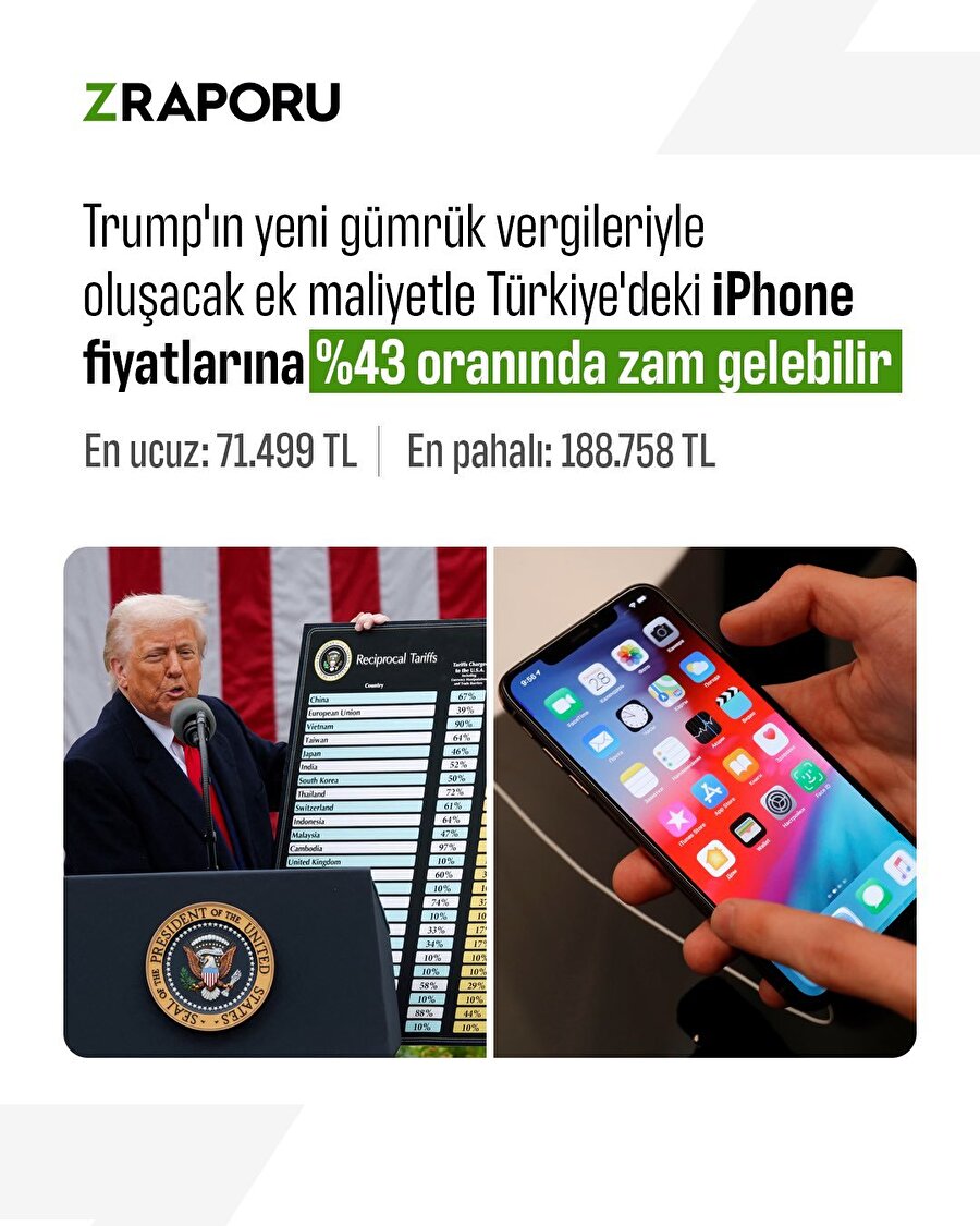 İphone fiyatlarına zam gelebilir 