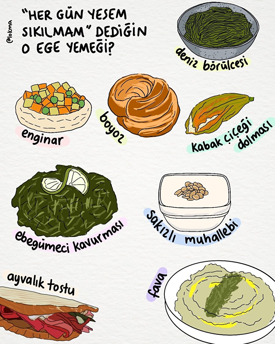 "Her gün yesem sıkılmam!" dediğin o Ege yemeği?
