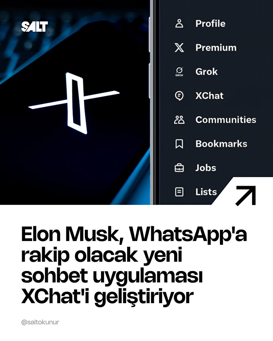  Elon Musk'tan WhatsApp'a rakip: XChat!