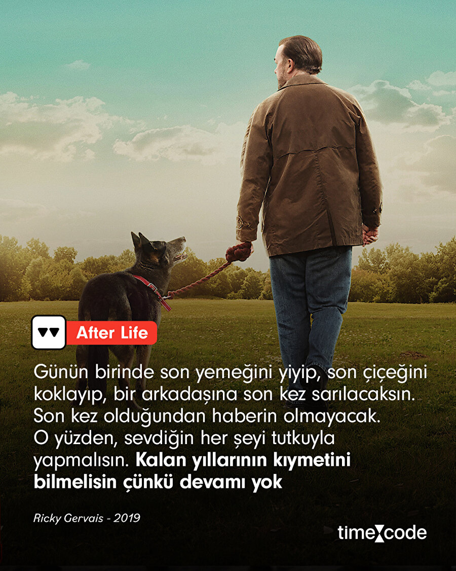 After Life dizisinden alıntı