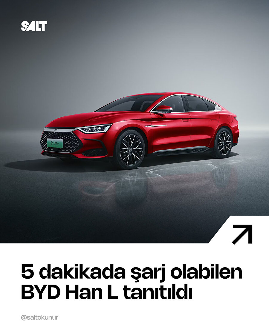 5 dakikada şarj olabilen BYD Han L tanıtıldı