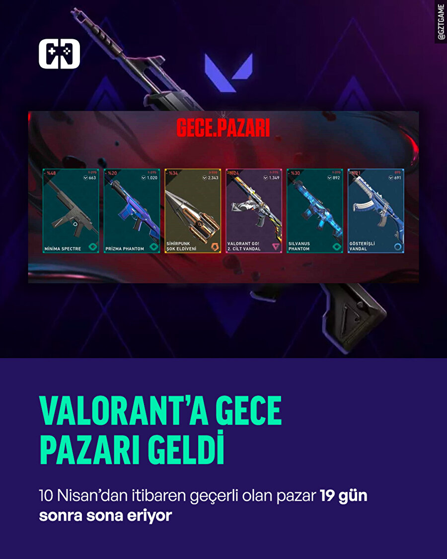 Valonrant'a gece pazarı geldi