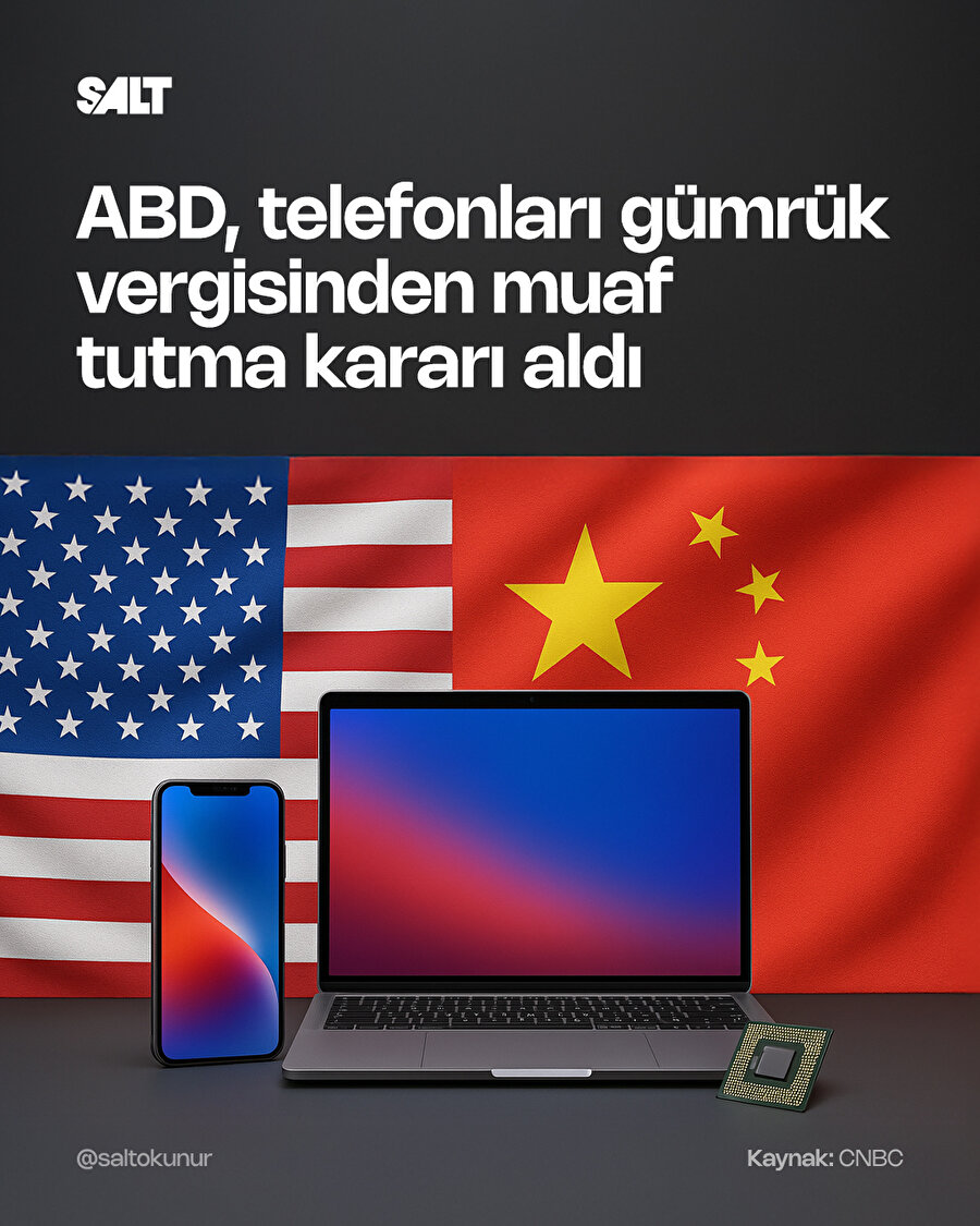 Trump, telefon ve bilgisayarları yeni gümrük vergilerinden muaf tuttu