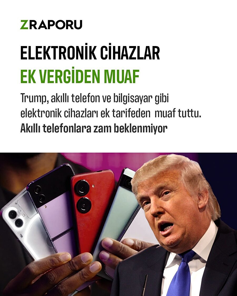 Elektronik cihazlar ek vergiden muaf olacak