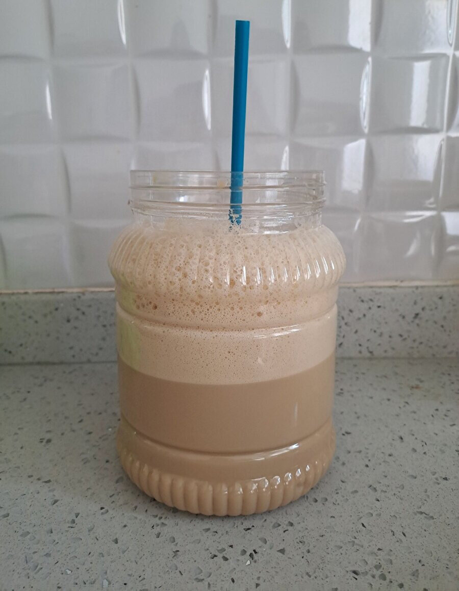 Benim ice latte sevdası şu seviyelerde