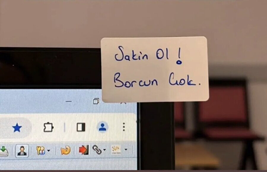 Şöyle bir uyarı geçelim