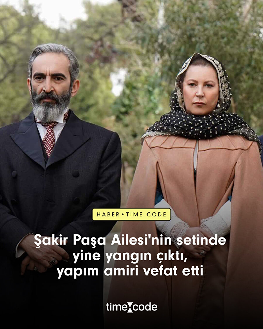 Şakir Paşa setinde yangın