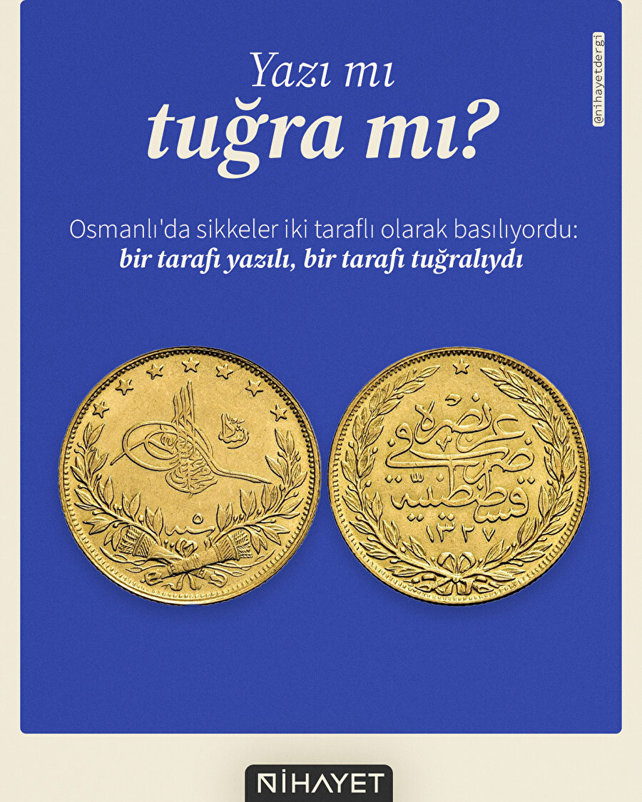 🥇 Yazı mı, tuğra mı?