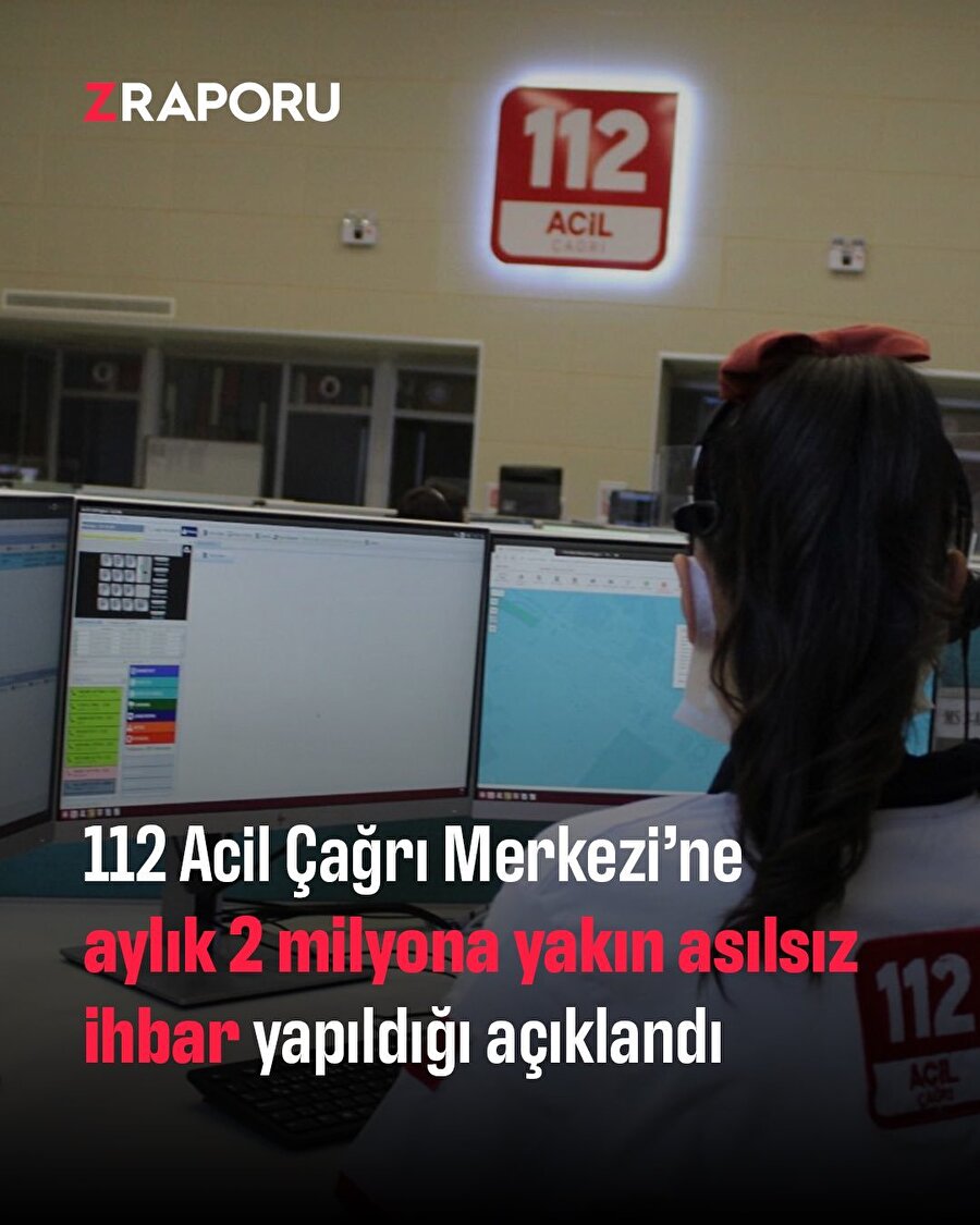 112 çağrı merkezi asılsız çağrı sayısını açıkladı