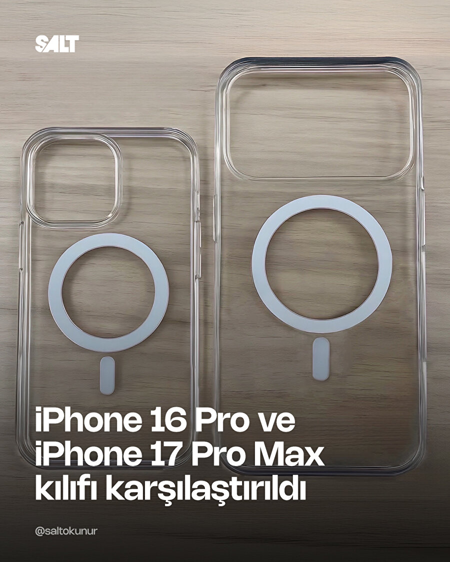 iPhone 16 Pro ve iPhone 17 Pro Max kılıfları karşılaştırıldı