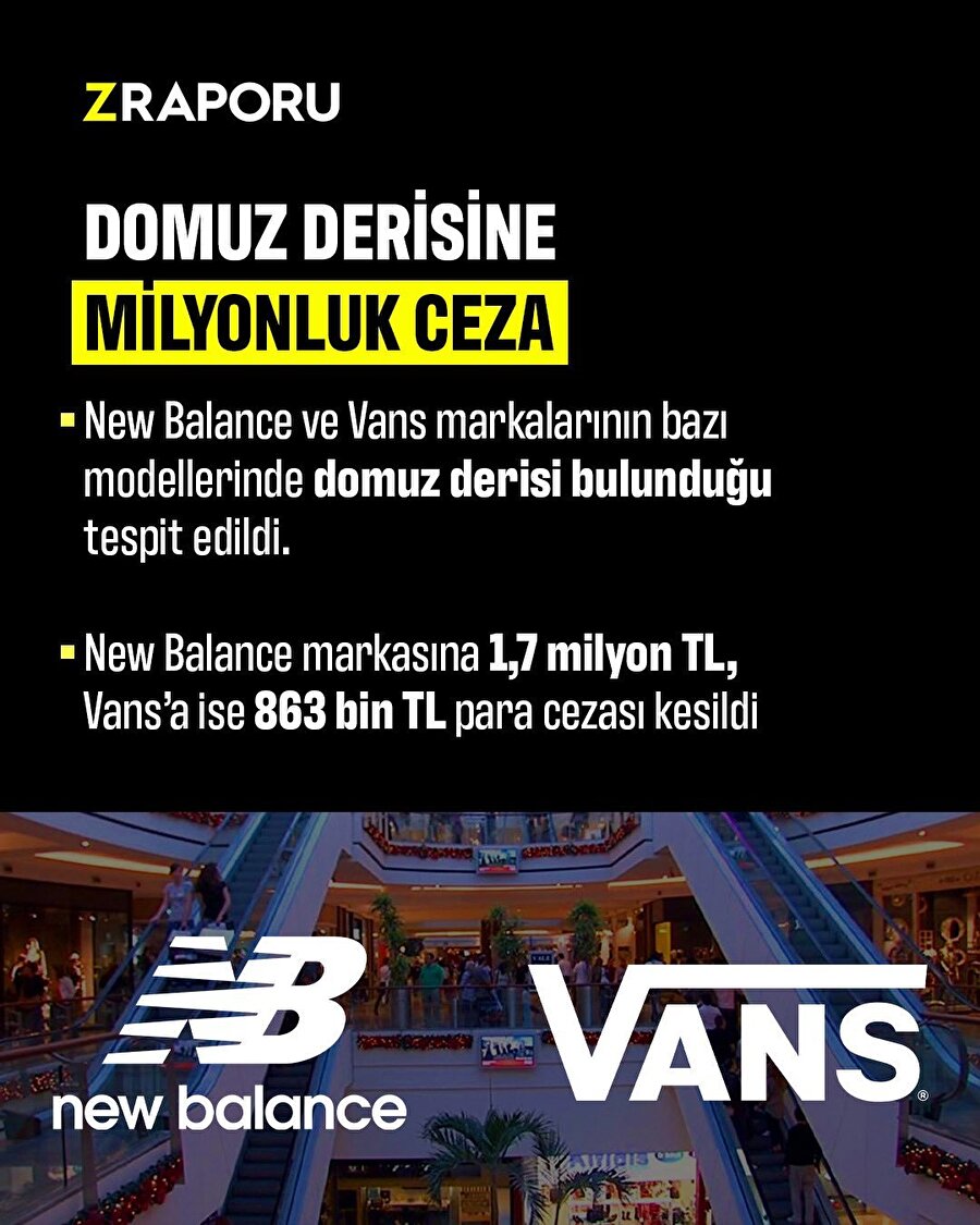 New Balance ve Vans'a domuz derisi cezası