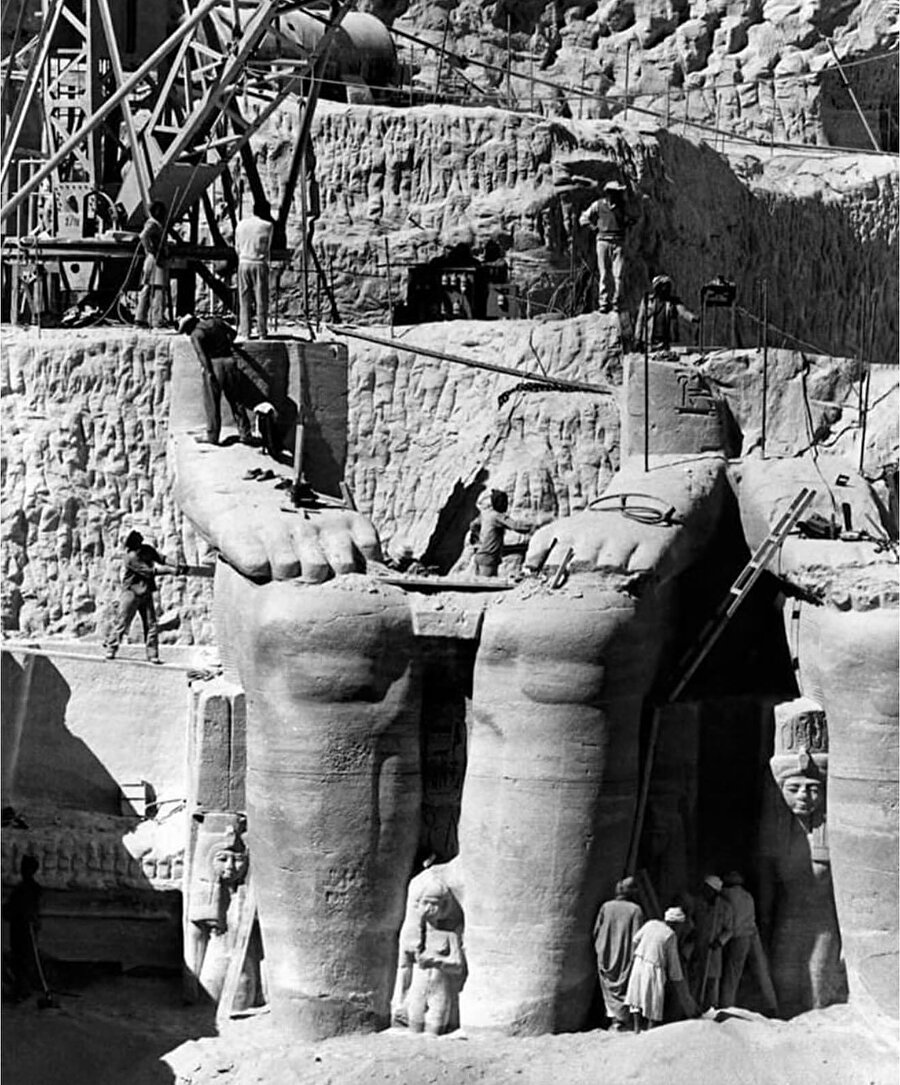 20.yüzyılın en dikkat çeken müdahalelerinden biri; Abu Simbel’in taşınması