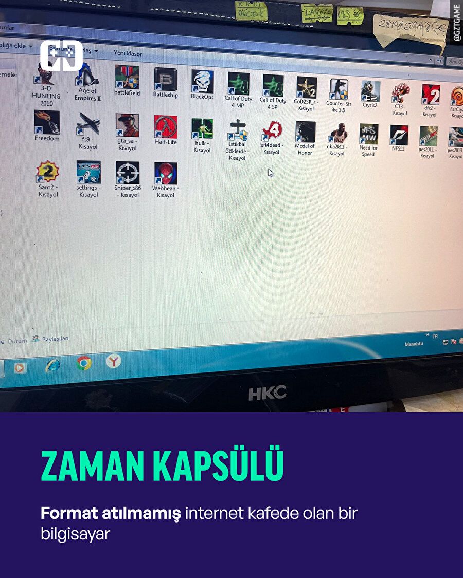 Zaman Kapsülü olan bir bilgisayar