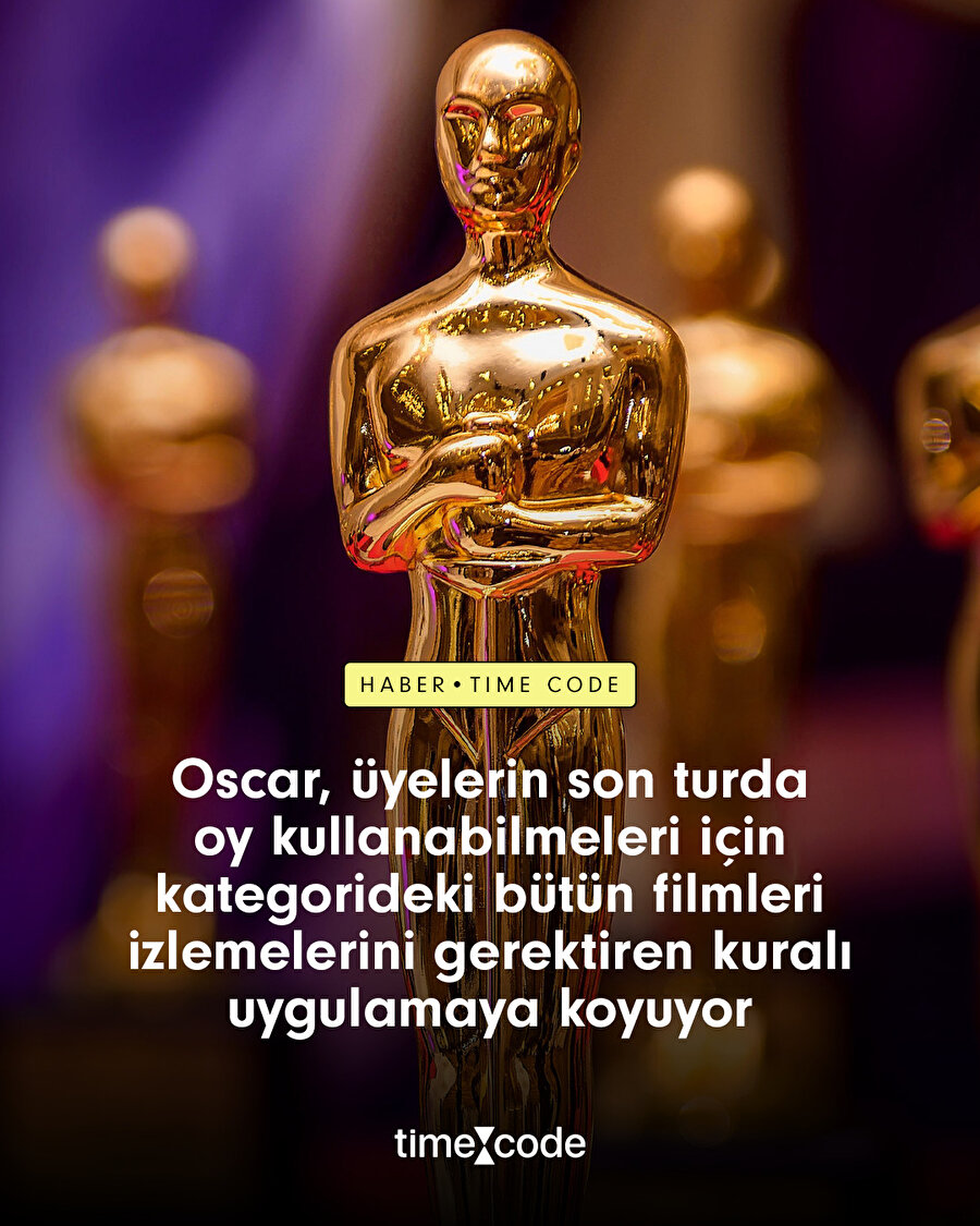 Oscar'dan yenilik
