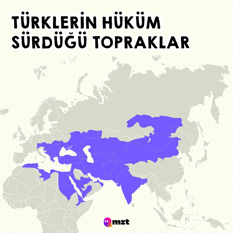Türklerin hüküm sürdüğü topraklar