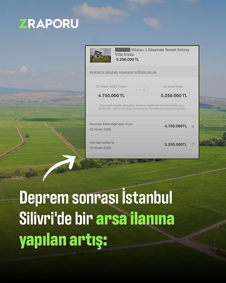 Deprem sonrası arsa fiyatları arttı: Bakanlık düğmeye bastı