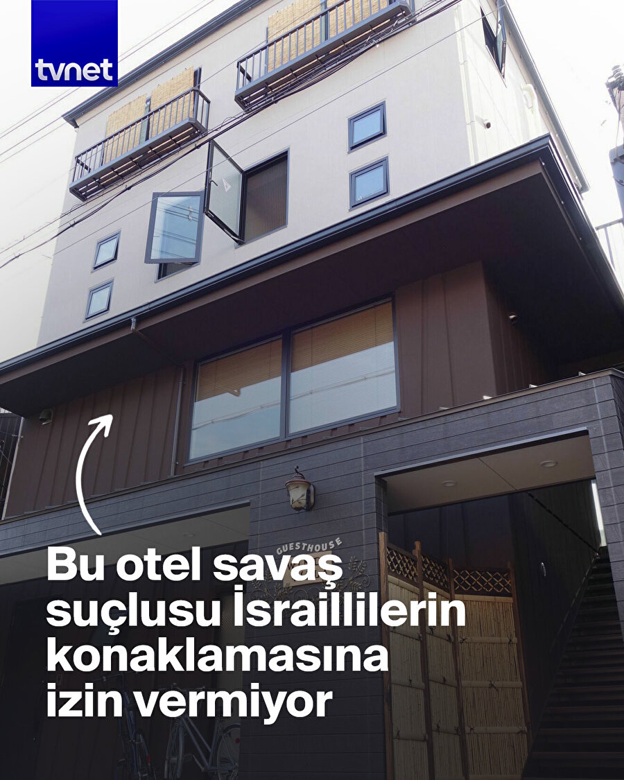Japonya'da bir otel, İsrailli turistlerden savaş suçu işlemediklerine dair taahhüt istiyor 