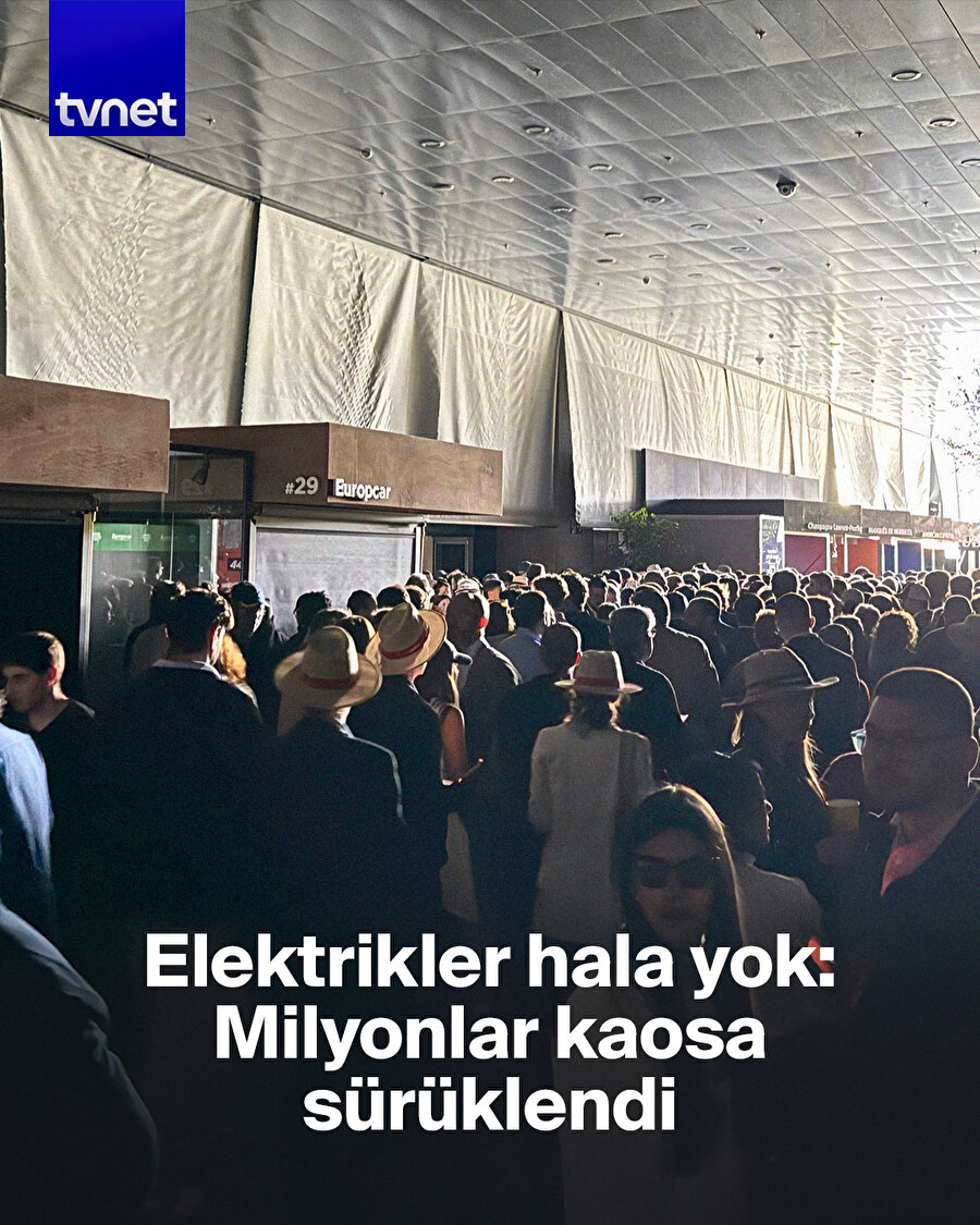 İspanya ve Portekiz’in geniş bölgeleri elektrik kesintileriyle sarsıldı