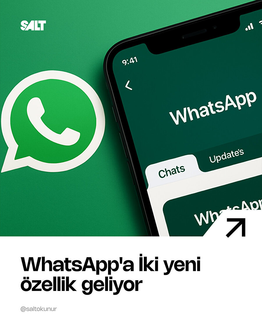 🟢WhatsApp'a iki yeni özellik geliyor 
