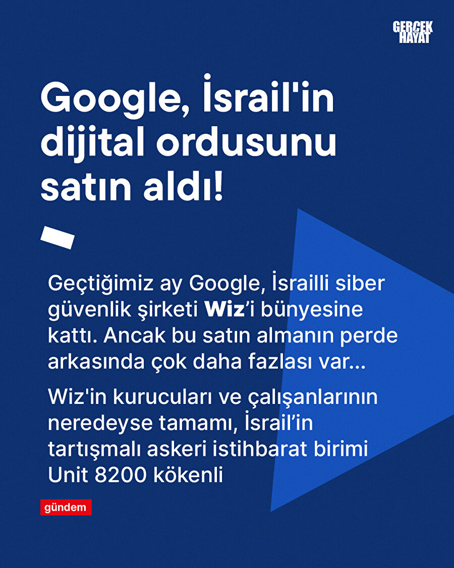 Google, İsrail'in dijital ordusunu satın aldı!