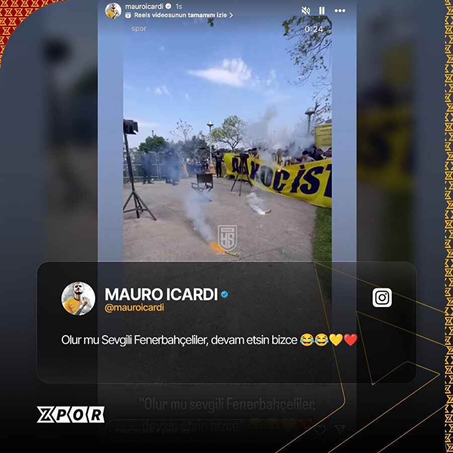 Mauro Icardi'nin paylaşımı👀