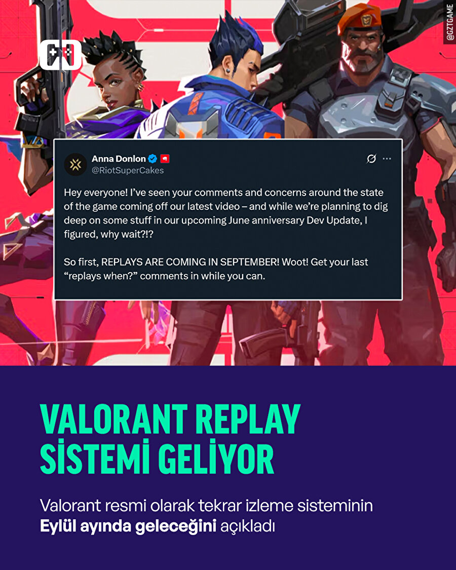 Valorant'a 'Replay' geliyor