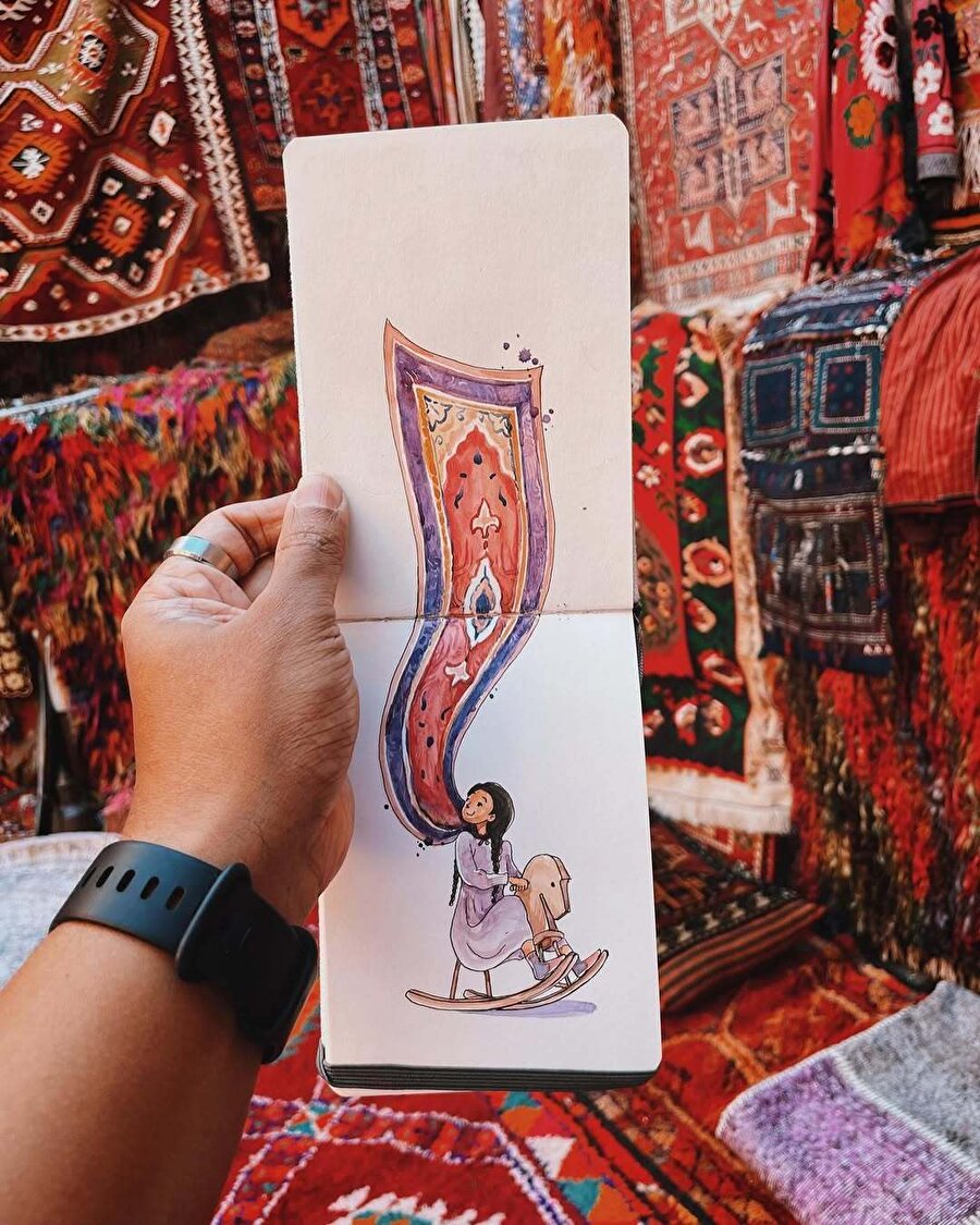 Hayal gücü ve seyahat sevgisini birleştiren sanatçı: Vimal Chandran 🤗