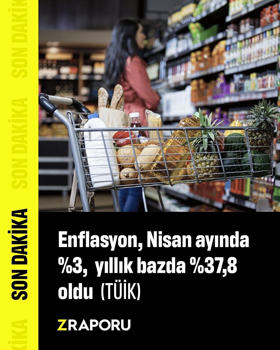 TÜİK, enflasyon verilerini açıkladı