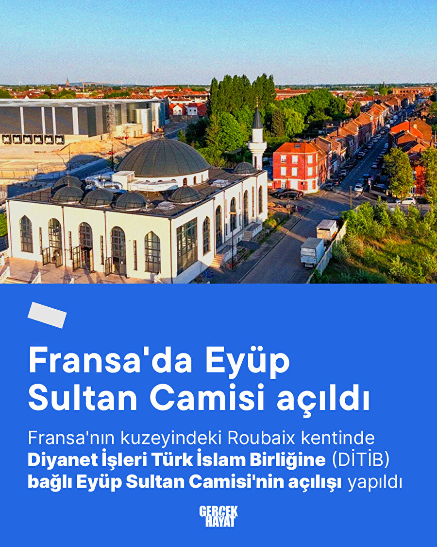 Fransa'da Eyüp Sultan Camisi açıldı