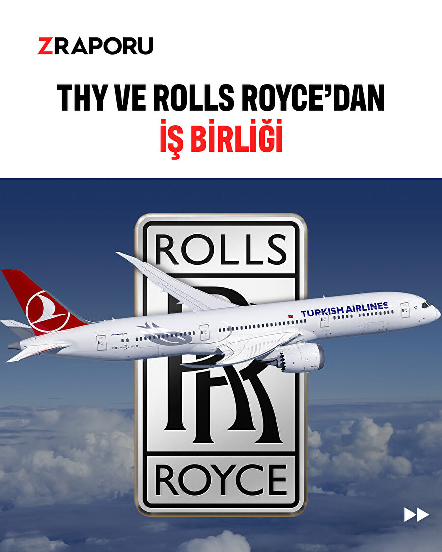 THY ve Rolls Royce'dan iş birliği