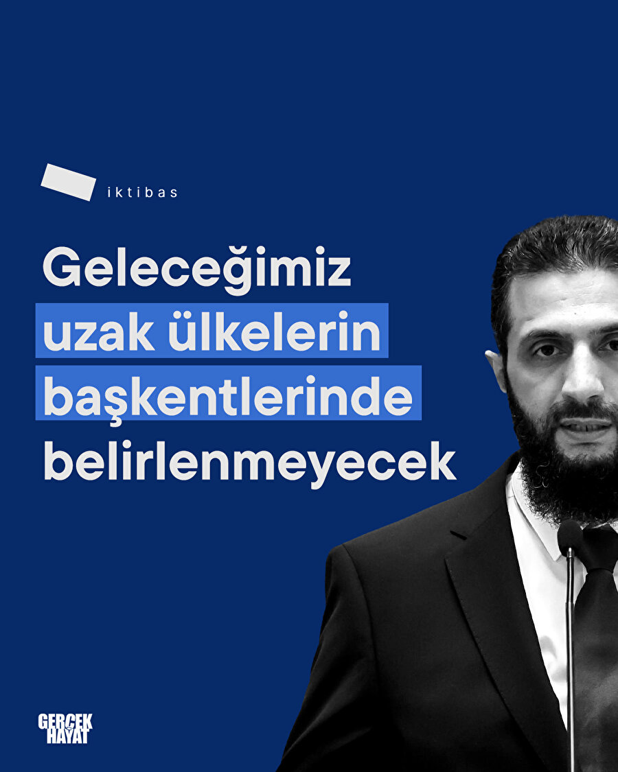 Geleceğimiz uzak ülkelerin başkentlerinde belirlenmeyecek