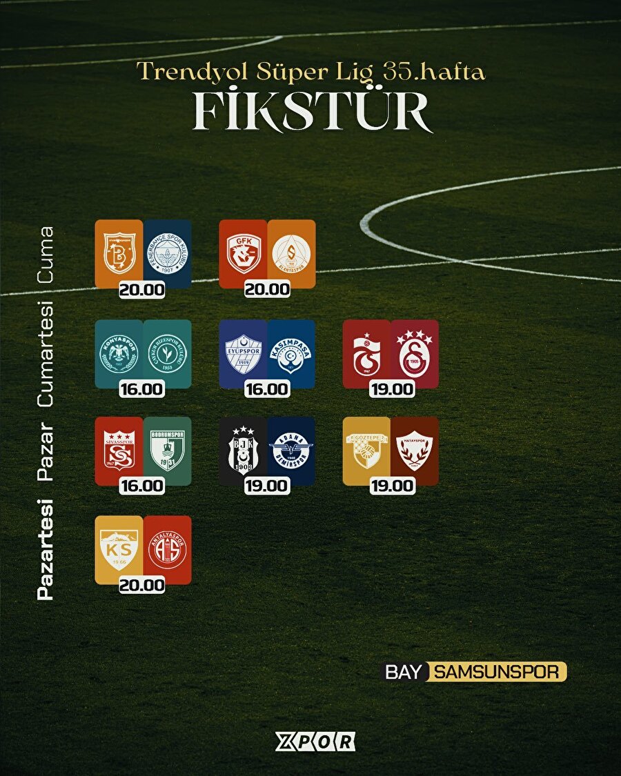 Süper Lig maç programı