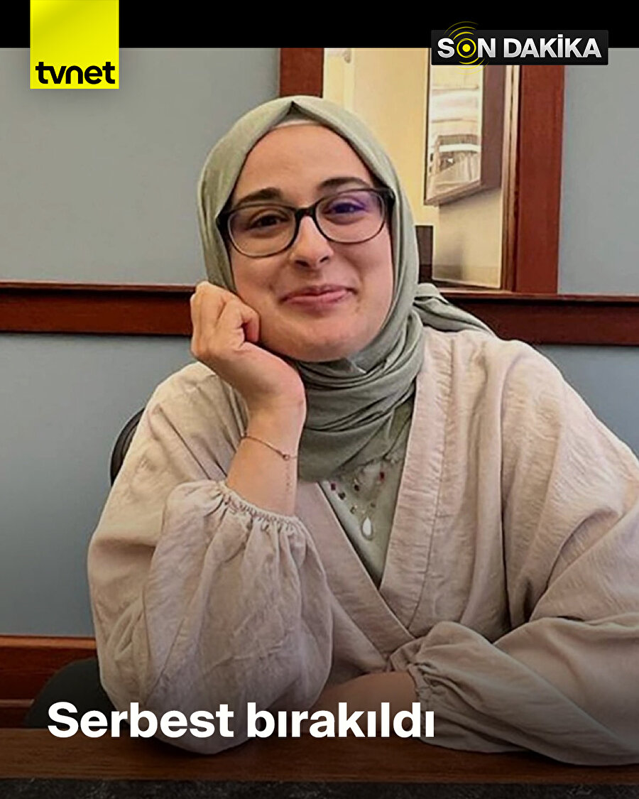 Rümeysa Öztürk serbest