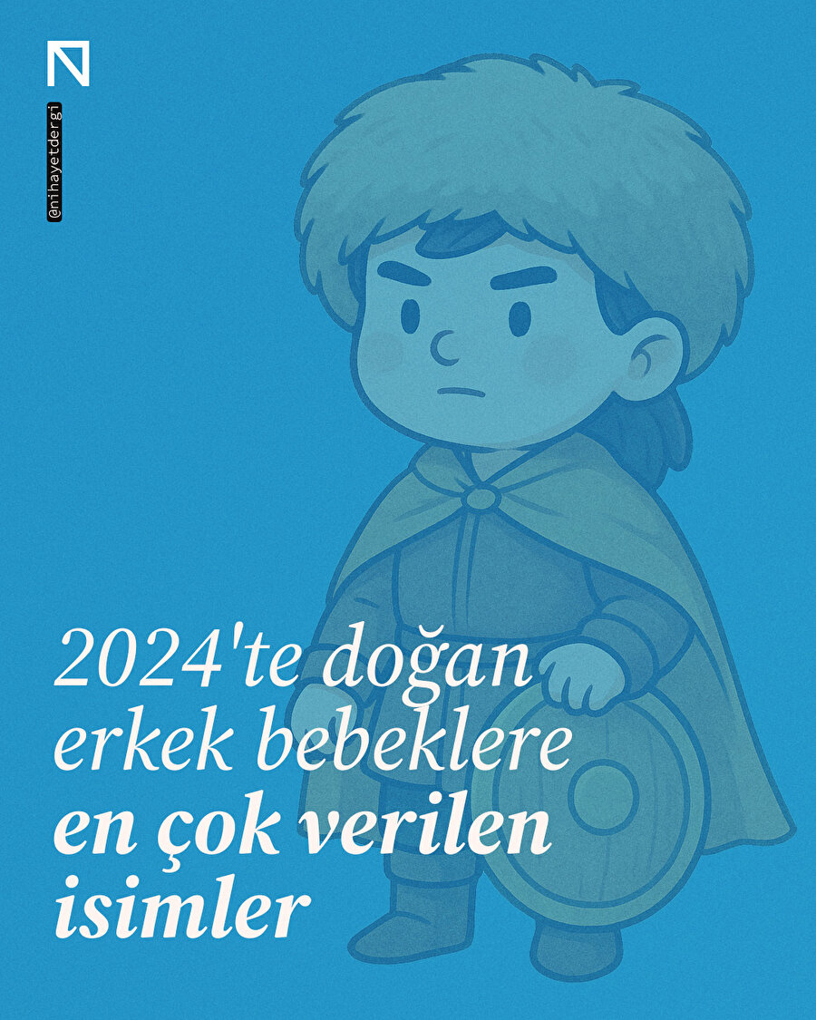 2024’te Türkiye’de erkek bebeklere en çok verilen isimler