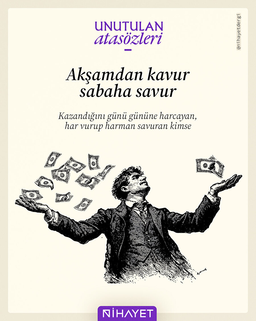 Akşamdan kavur sabaha savur
