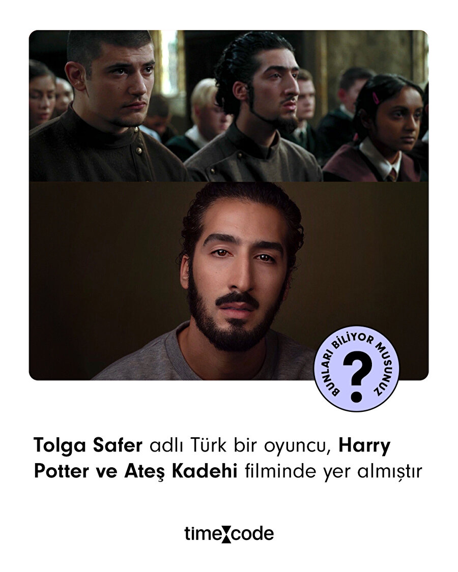 Türk bir oyuncunun, Harry Potter serisinde yer aldığını biliyor muydunuz?