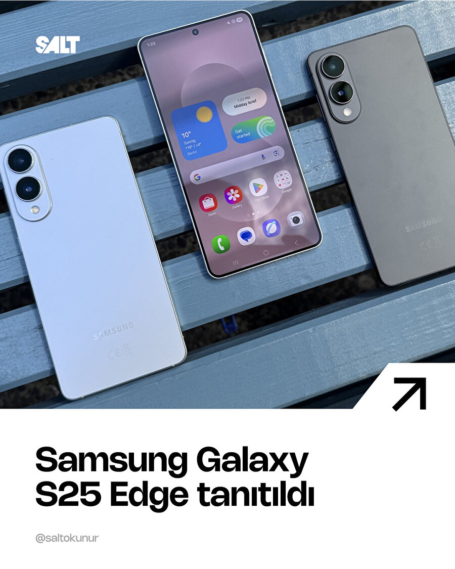 Samsung'un en ince telefonu Galaxy S25 Edge tanıtıldı