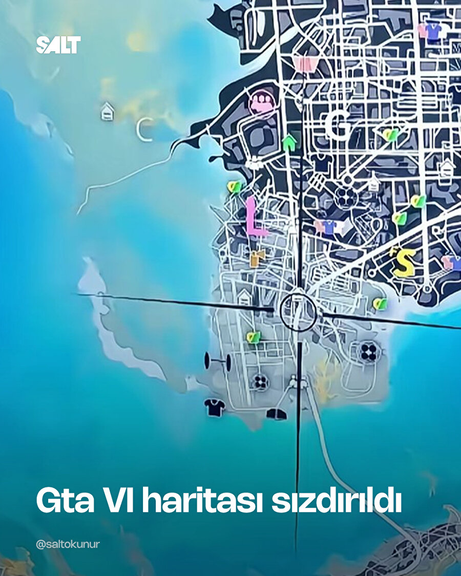 🔴Gta VI haritası sızdırıldı