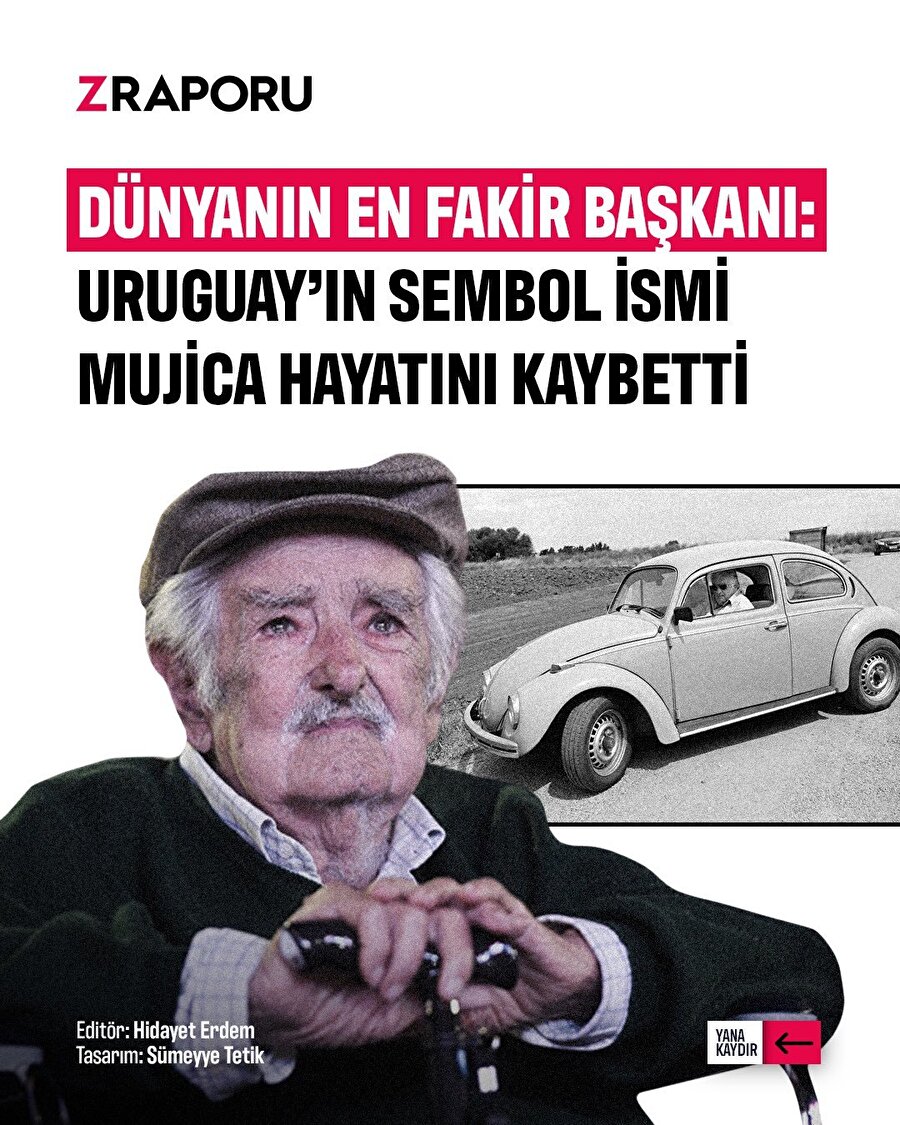 Maaşının %90'ını bağışlıyordu: Dünyanın en fakir başkanı Mujica hayatını kaybetti