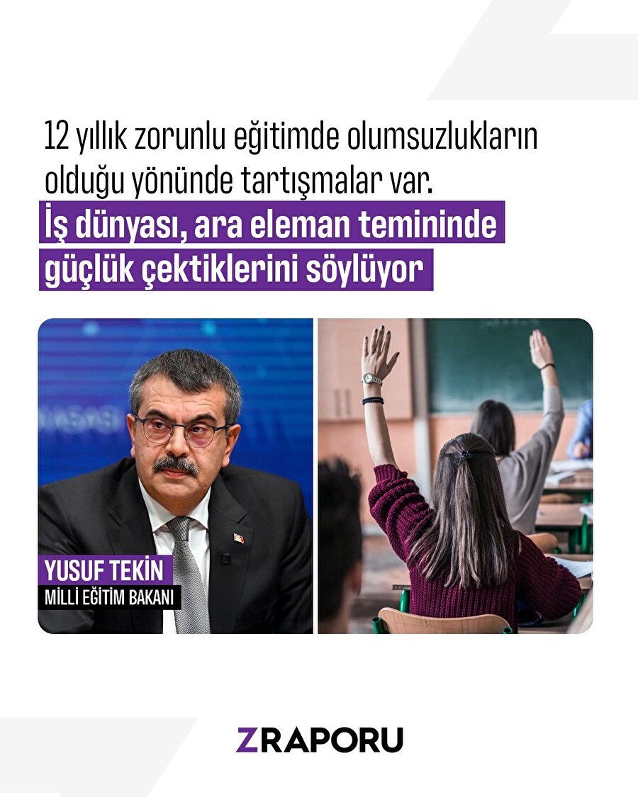 Zorunlu eğitim sistemi tartışmalarına Bakan Tekin'den açıklama geldi